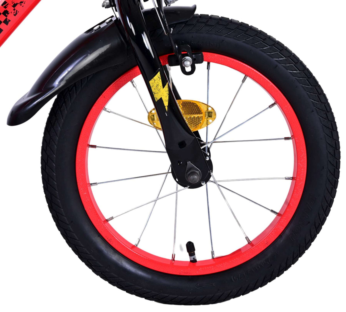 Disney Disney Kinderfiets Jongens 14 inch Rood Twee handremmen