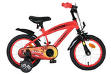 Disney cars kinderfiets - jongens - 14 inch - rood