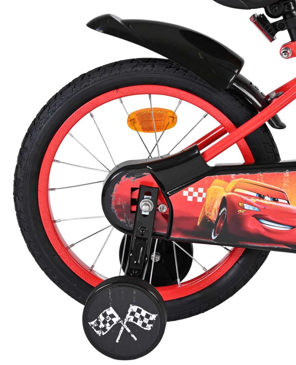 Disney cars kinderfiets - jongens - 16 inch - rood