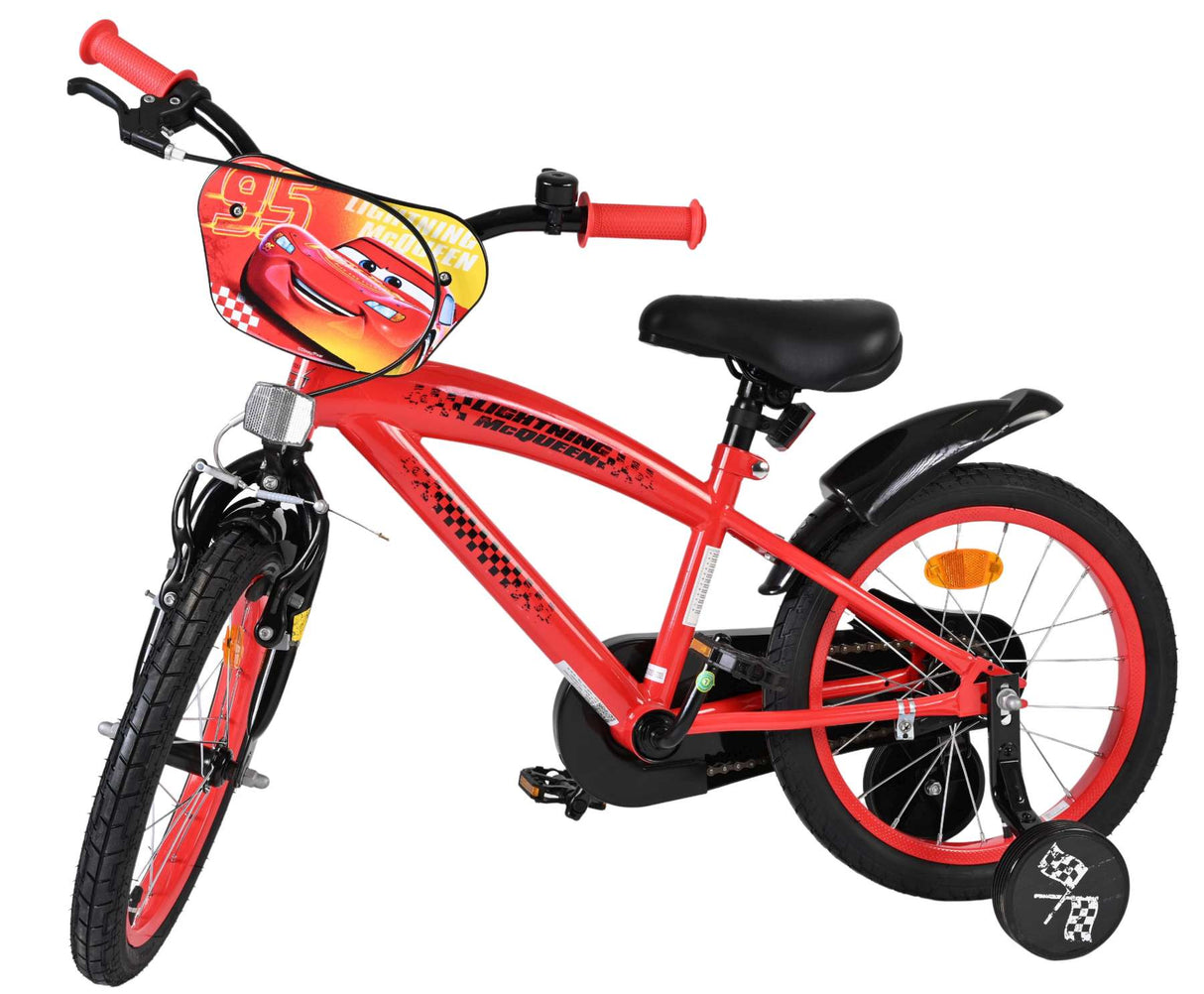 Disney cars kinderfiets - jongens - 16 inch - rood