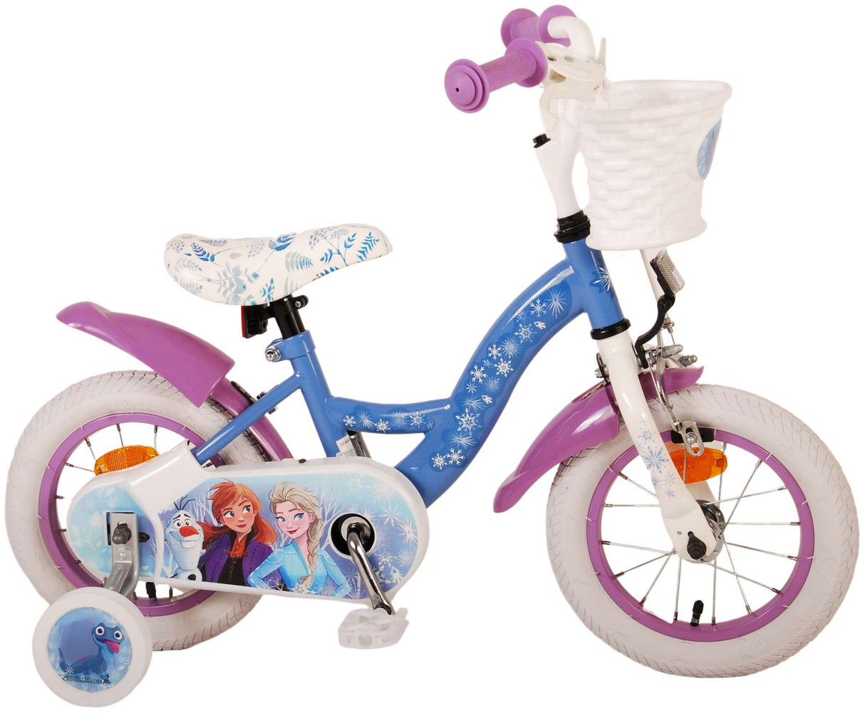 Volare disney frozen 2 kinderfiets - meisjes - 12 inch - blauw paars