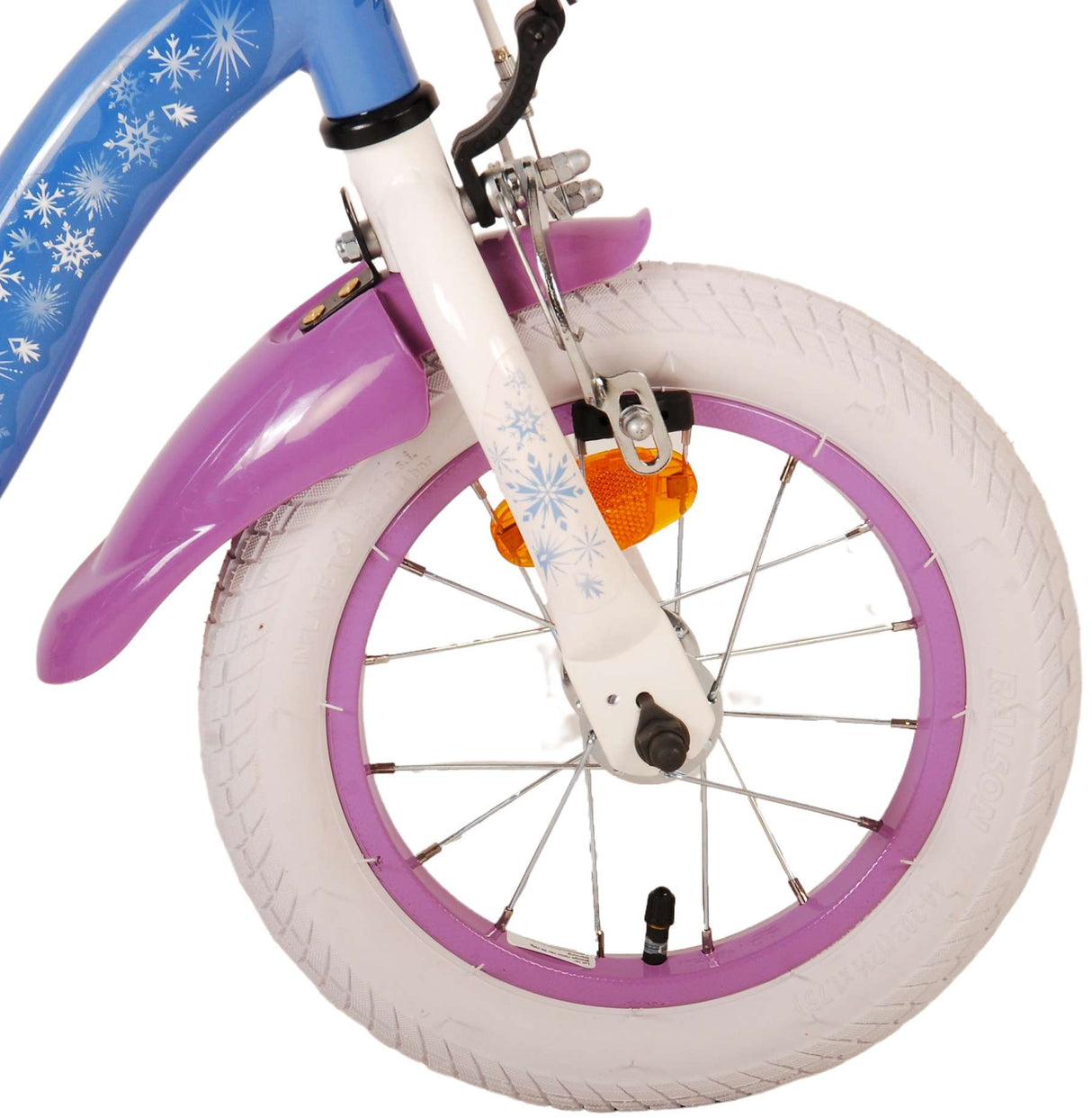 Volare disney frozen 2 kinderfiets - meisjes - 12 inch - blauw paars