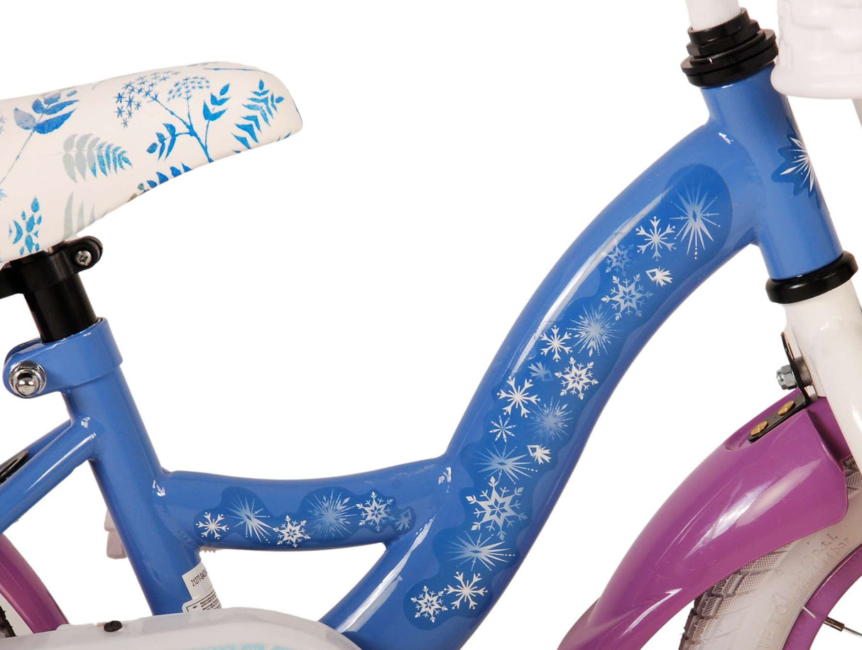 Volare disney frozen 2 kinderfiets - meisjes - 12 inch - blauw paars