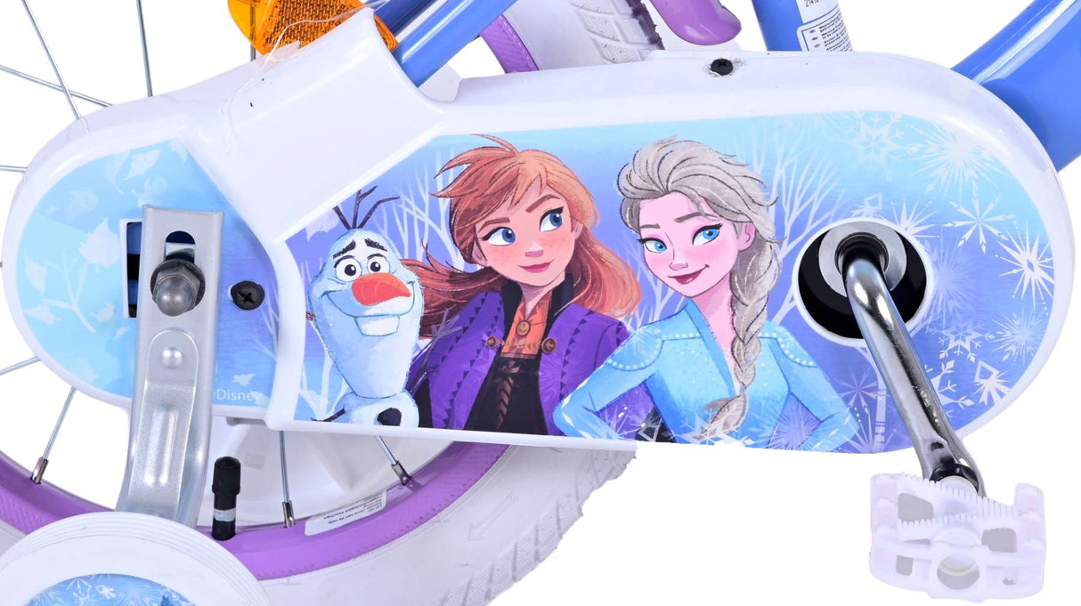 Disney Frozen 2 Kinderfiets - Meisjes - 14 inch - Blauw Paars