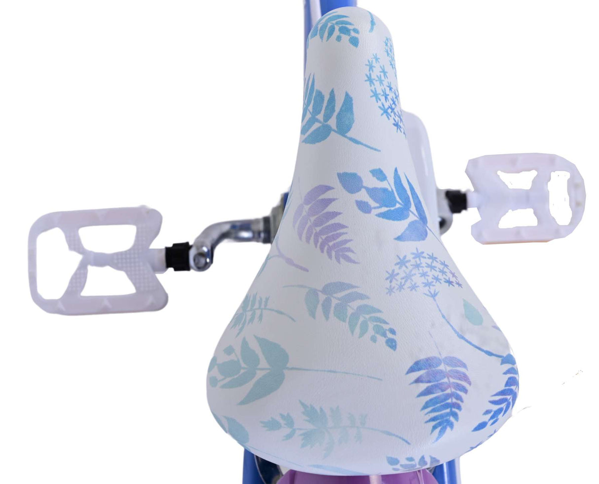 Disney Frozen 2 Kinderfiets Meisjes 16 inch Blauw Paars Twee handremmen