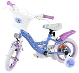 Volare disney frozen 2 kinderfiets - meisjes - 12 inch - blauw paars - twee handremmen