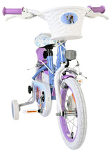 Volare disney frozen 2 kinderfiets - meisjes - 14 inch - blauw paars - twee handremmen