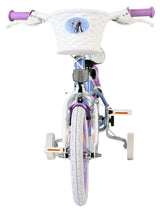 Volare disney frozen 2 kinderfiets - meisjes - 14 inch - blauw paars - twee handremmen