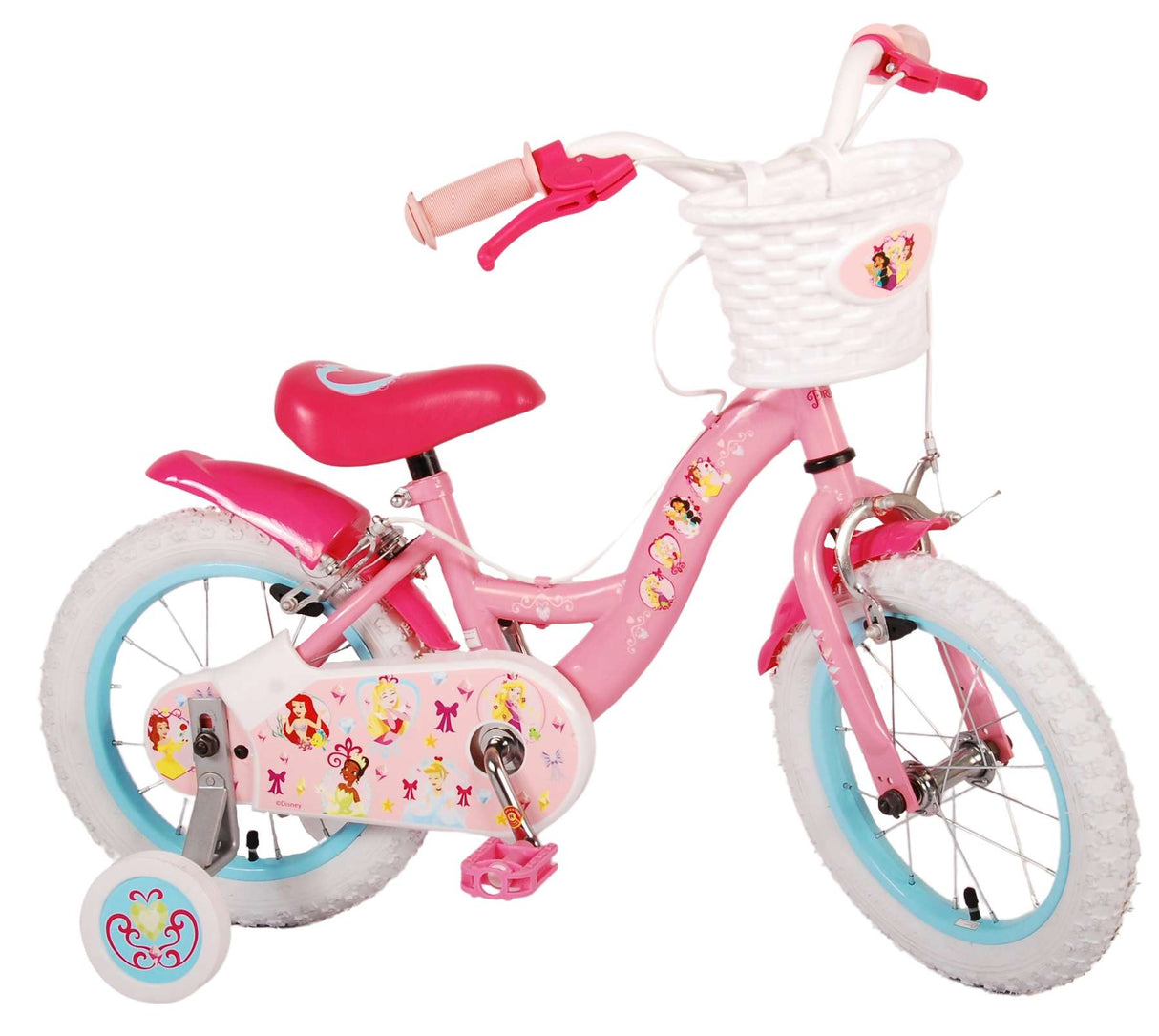 Disney princess kinderfiets - meisjes - 14 inch - roze