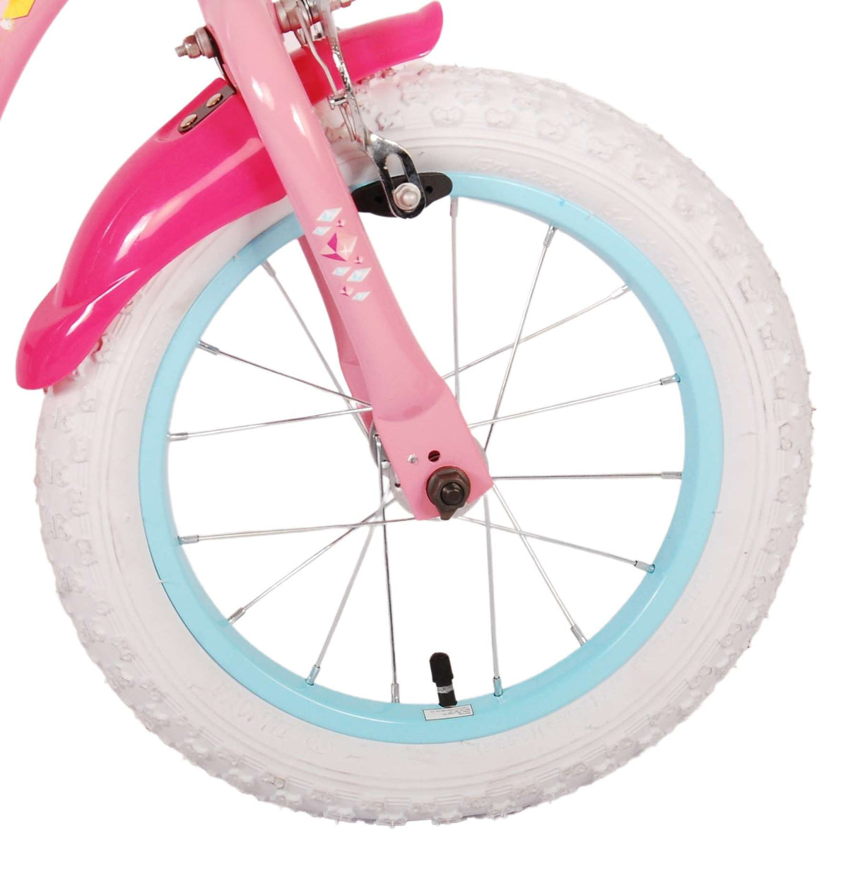 Disney princess kinderfiets - meisjes - 14 inch - roze