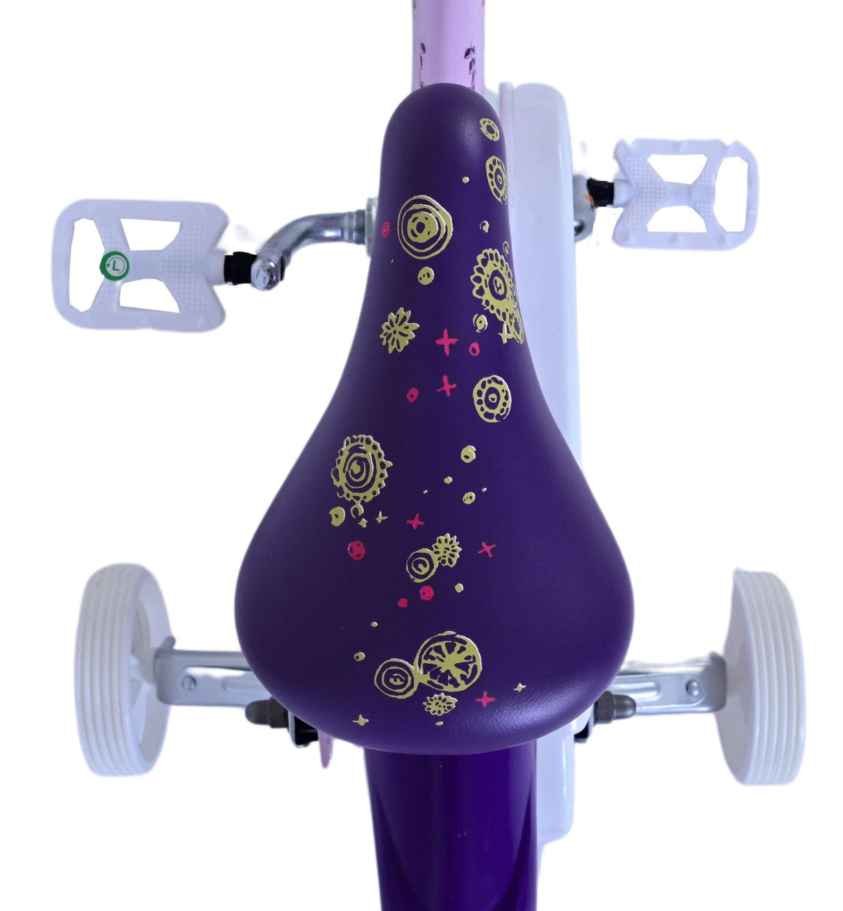 Wish disney kinderfiets - meisjes - 12 inch - paars