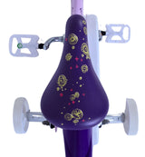Wish disney kinderfiets - meisjes - 12 inch - paars