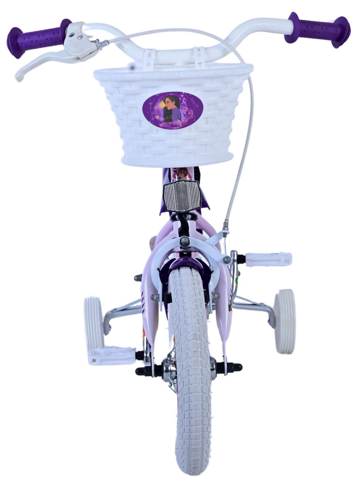 Wish disney kinderfiets - meisjes - 12 inch - paars