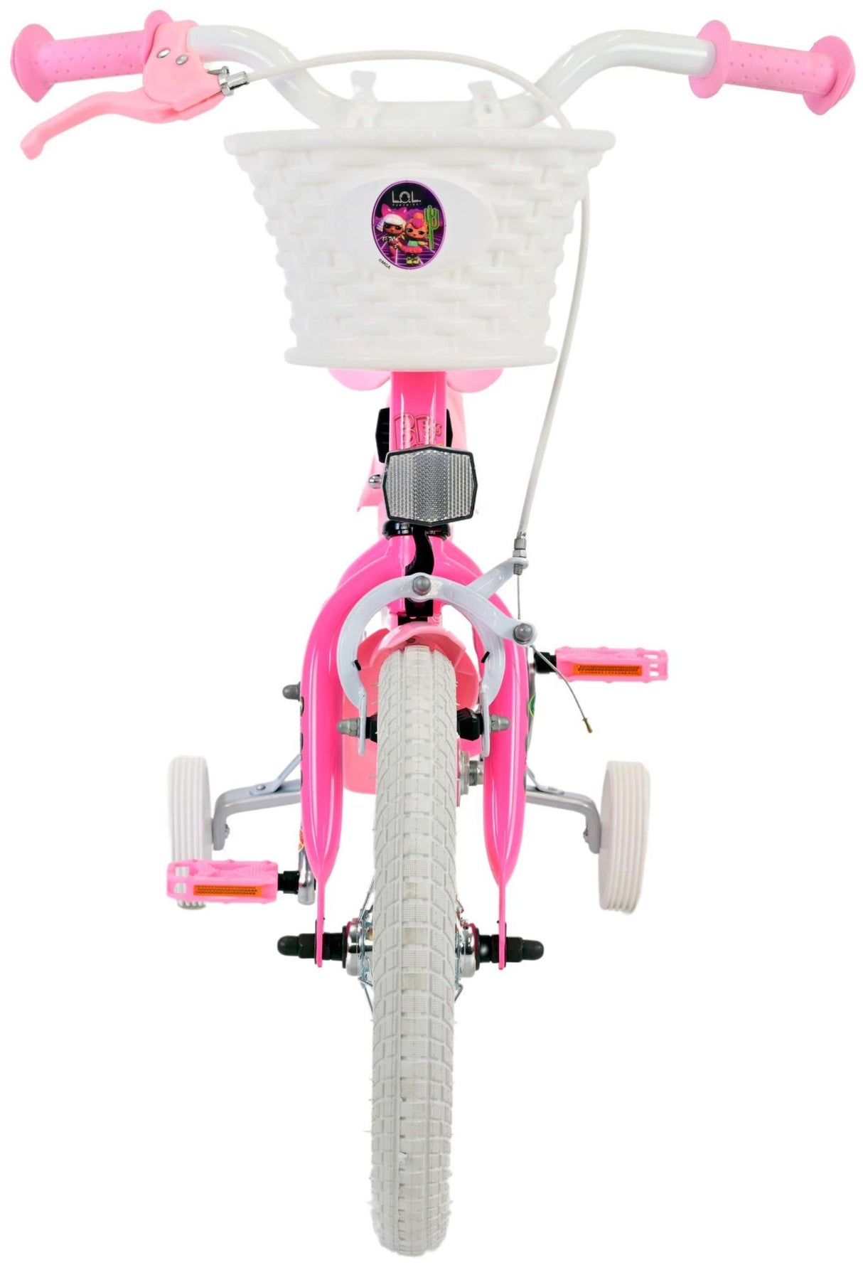 Volare dolls kinderfiets - meisjes - 14 inch - roze