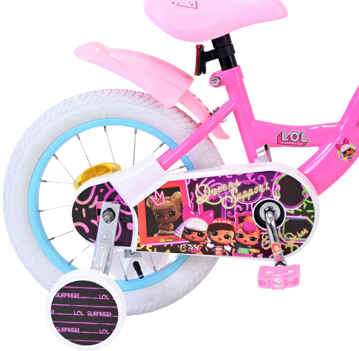 Volare dolls kinderfiets - meisjes - 14 inch - roze
