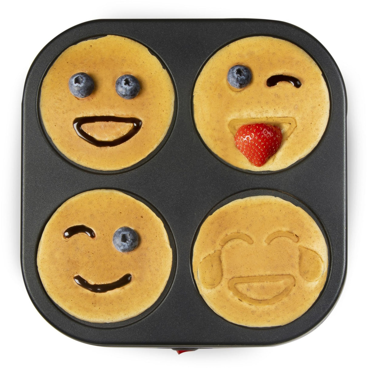 Domo pannenkoekenplaat 'emoji party' do8718p