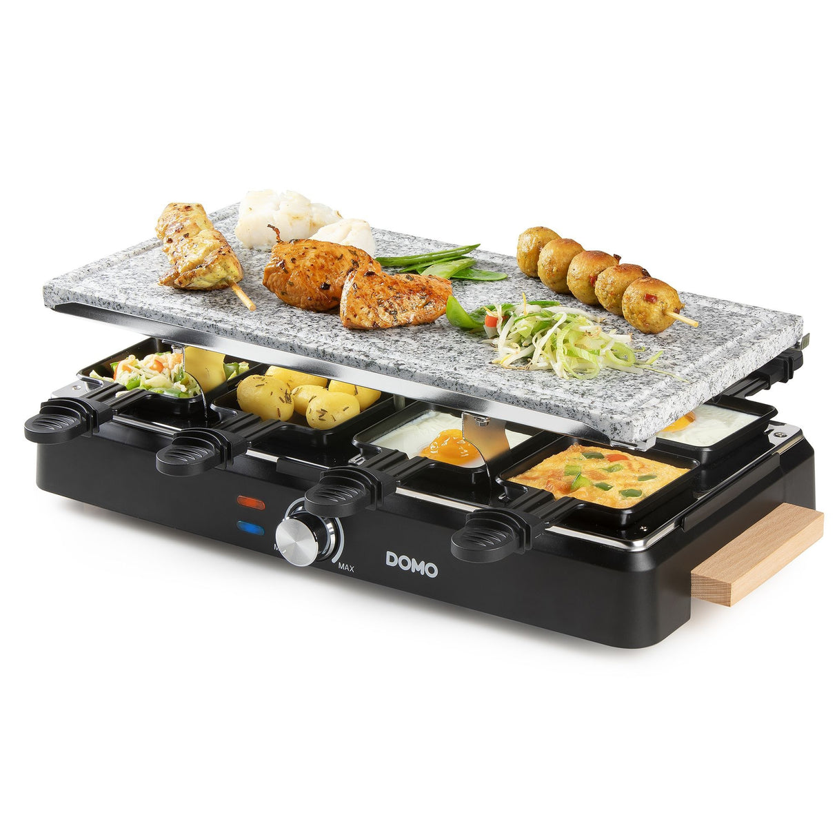 Domo steengrill-grill-raclette do9262g