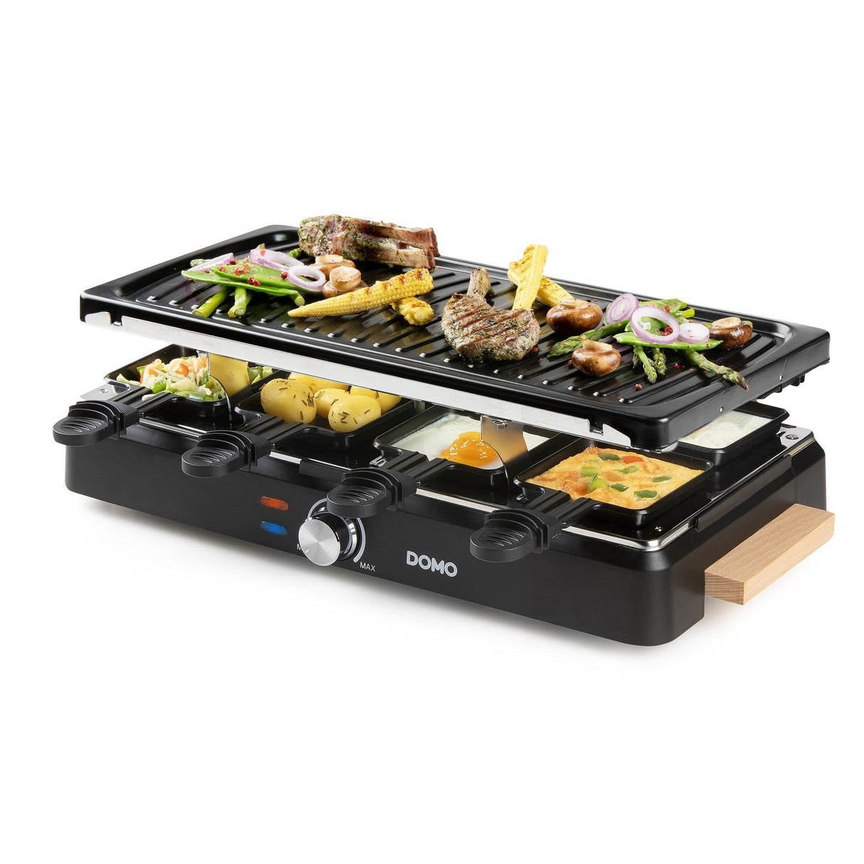 Domo steengrill-grill-raclette do9262g
