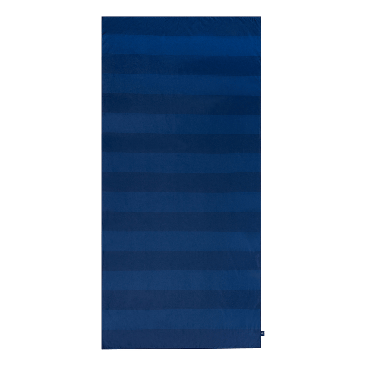 Vibrant stripes | blauwe microvezel handdoek 180 x 90 cm