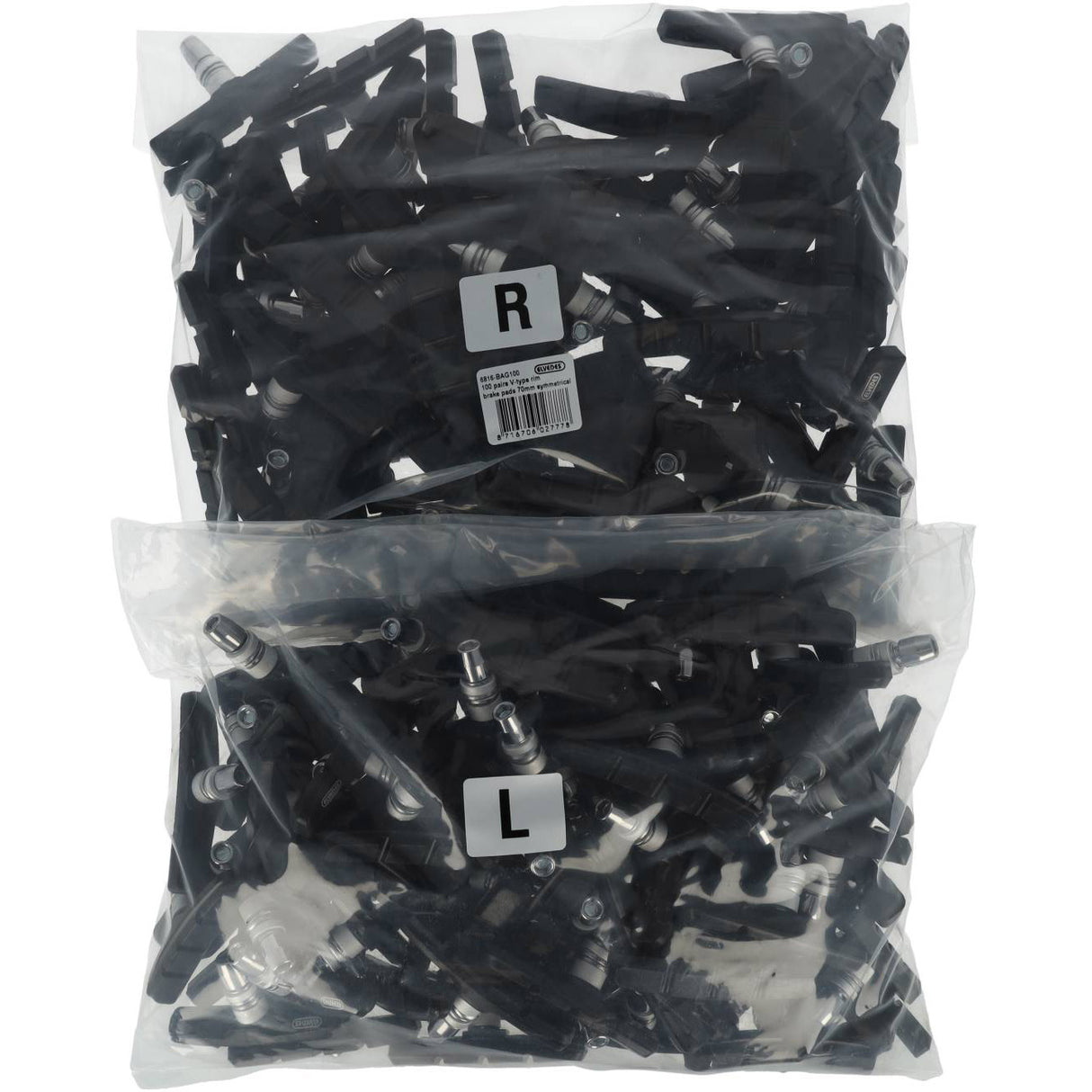 Elvedes remblokken v-brake 70mm | symmetrisch | oem | p100