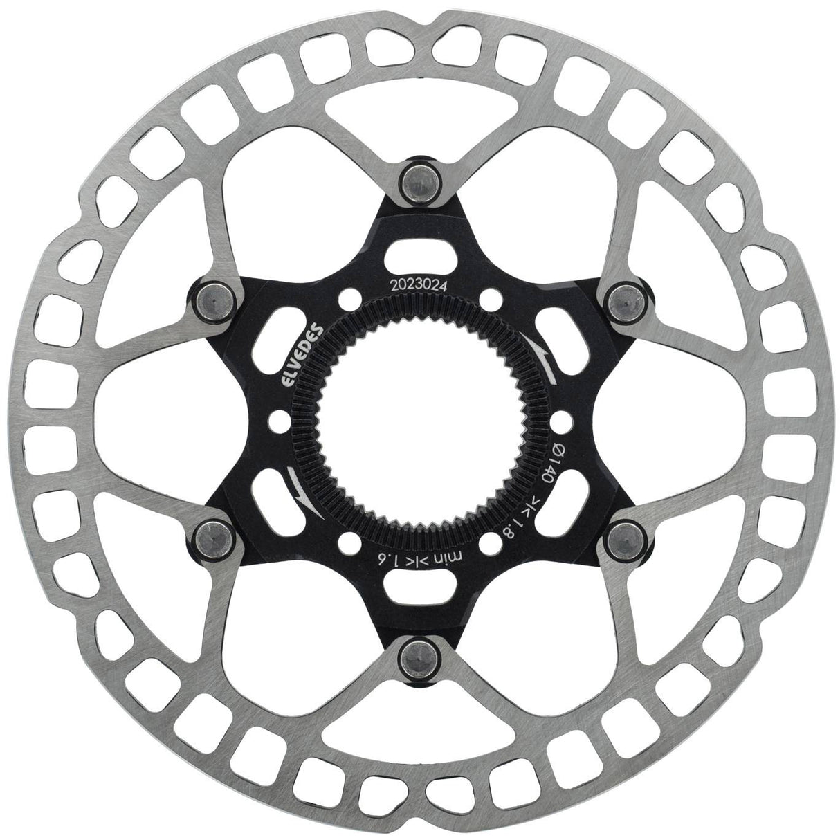 Elvedes remschijf centerlock ø140mm t=1,8mm lichtgewicht