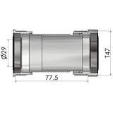 Elvedes trapas thread fit t47a (cervélo) voor sram dub