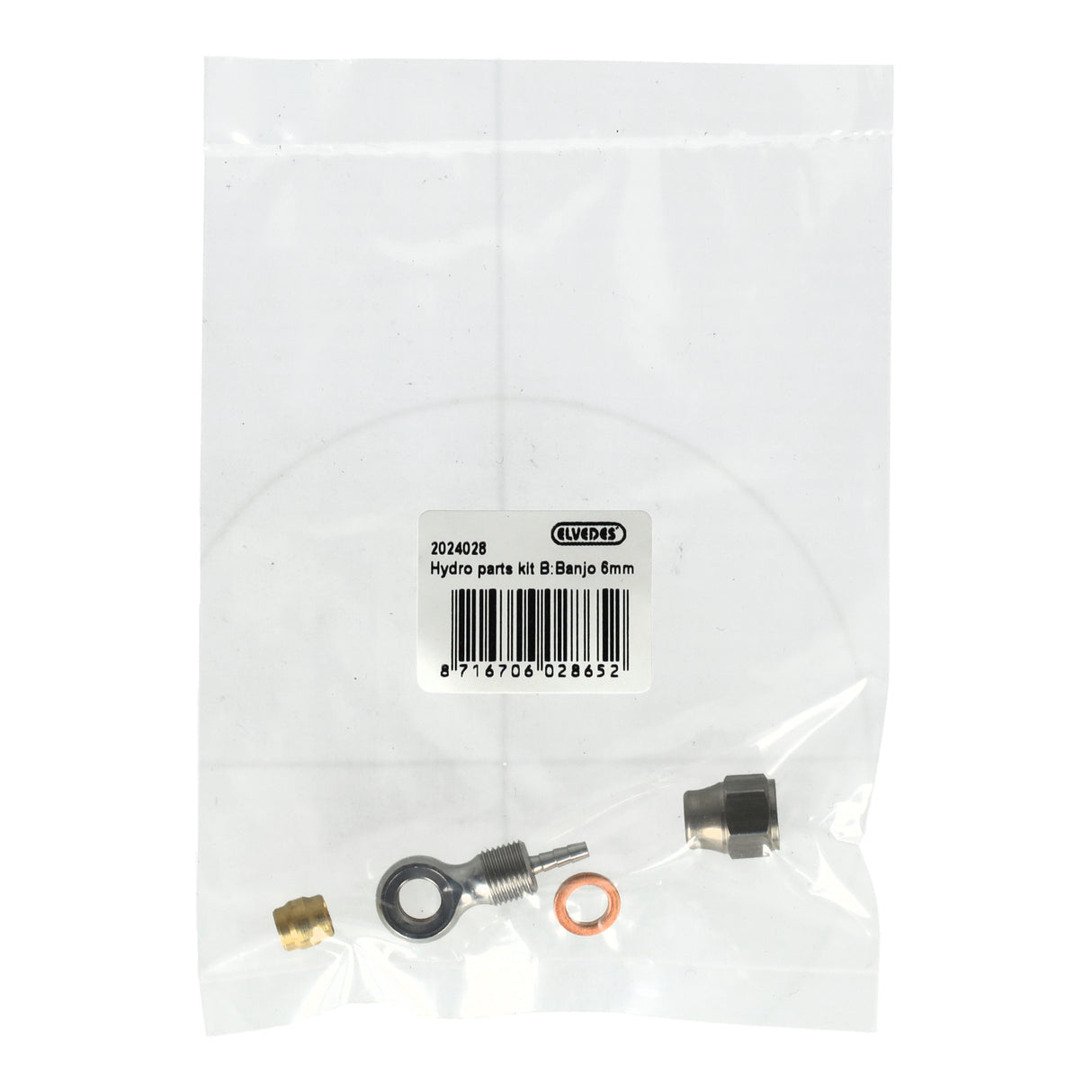 Elvedes hydro onderdelen kit b banjo 6mm