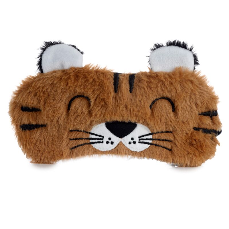 Pluche adoramals tijger slaapmasker