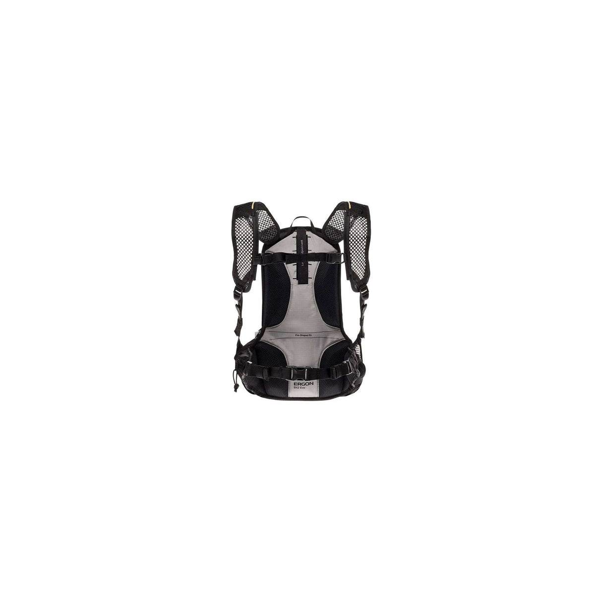 Ergon BX2 Evo Rugtas Zwart - Lichtgewicht - Geschikt voor dagtochten - 10 + 1.5L volume - Waterdicht - Polyester Nylon - Anders bevestigingssysteem - Inclusief regenhoes