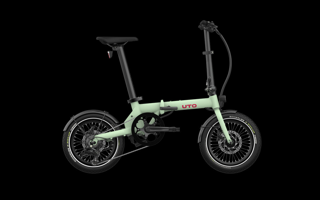 Uto elektrische vouwfiets og16 v0 groen