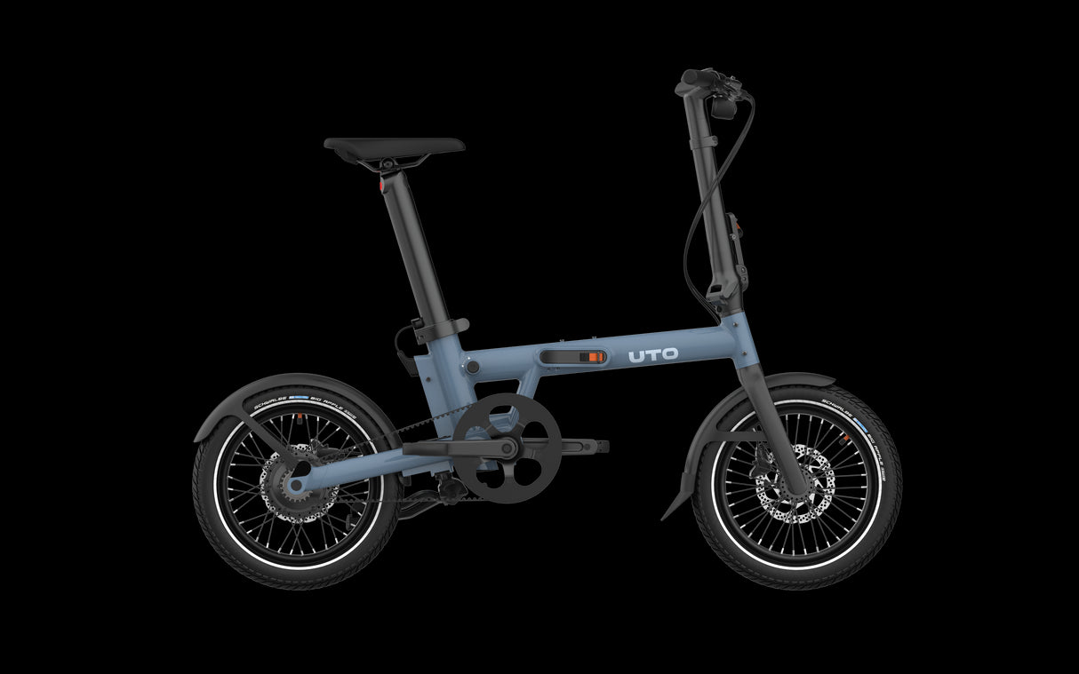 Uto elektrische vouwfiets pro16 v0 blauw