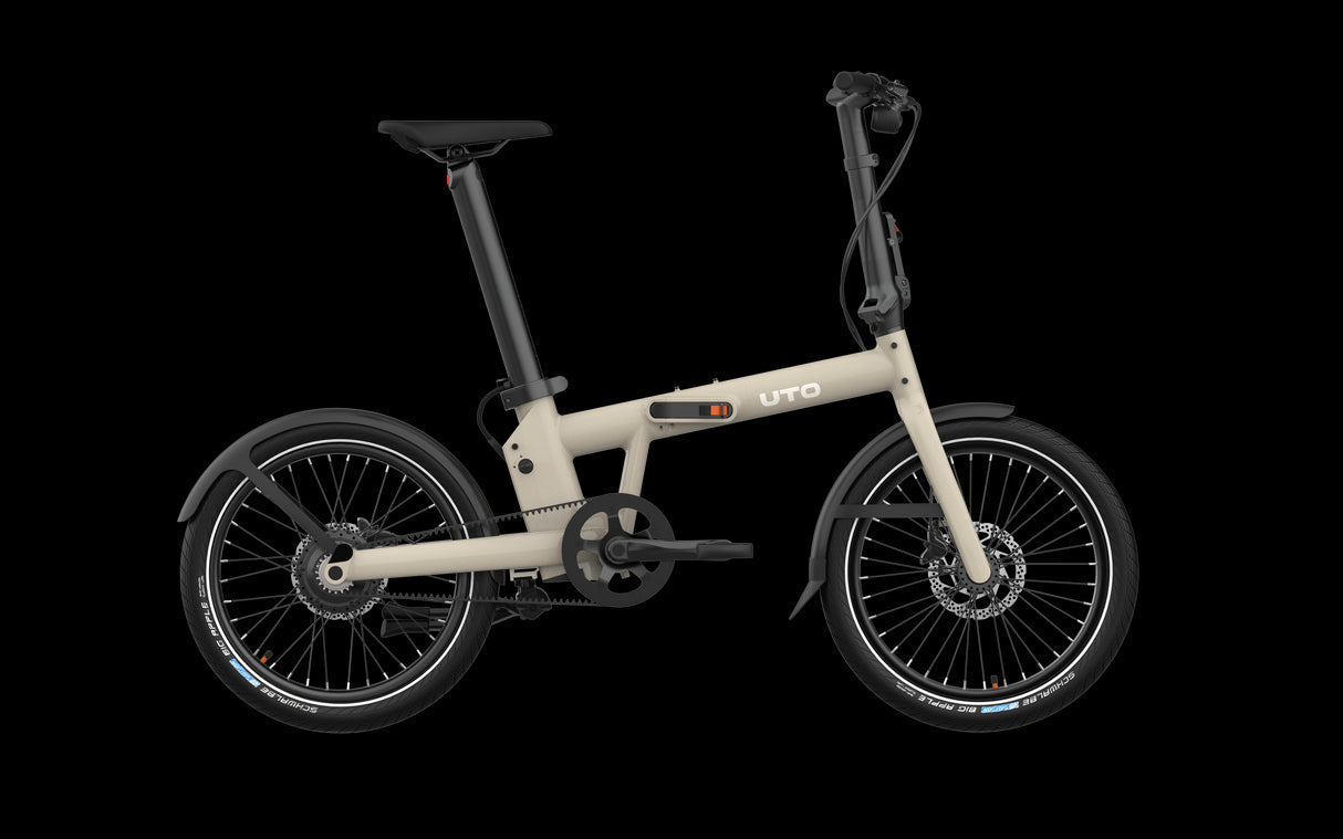 Uto elektrische vouwfiets pro20 v2 taupe
