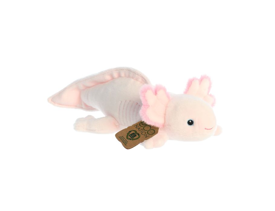 Eco nation pluchen knuffel - axolotl - 37 cm