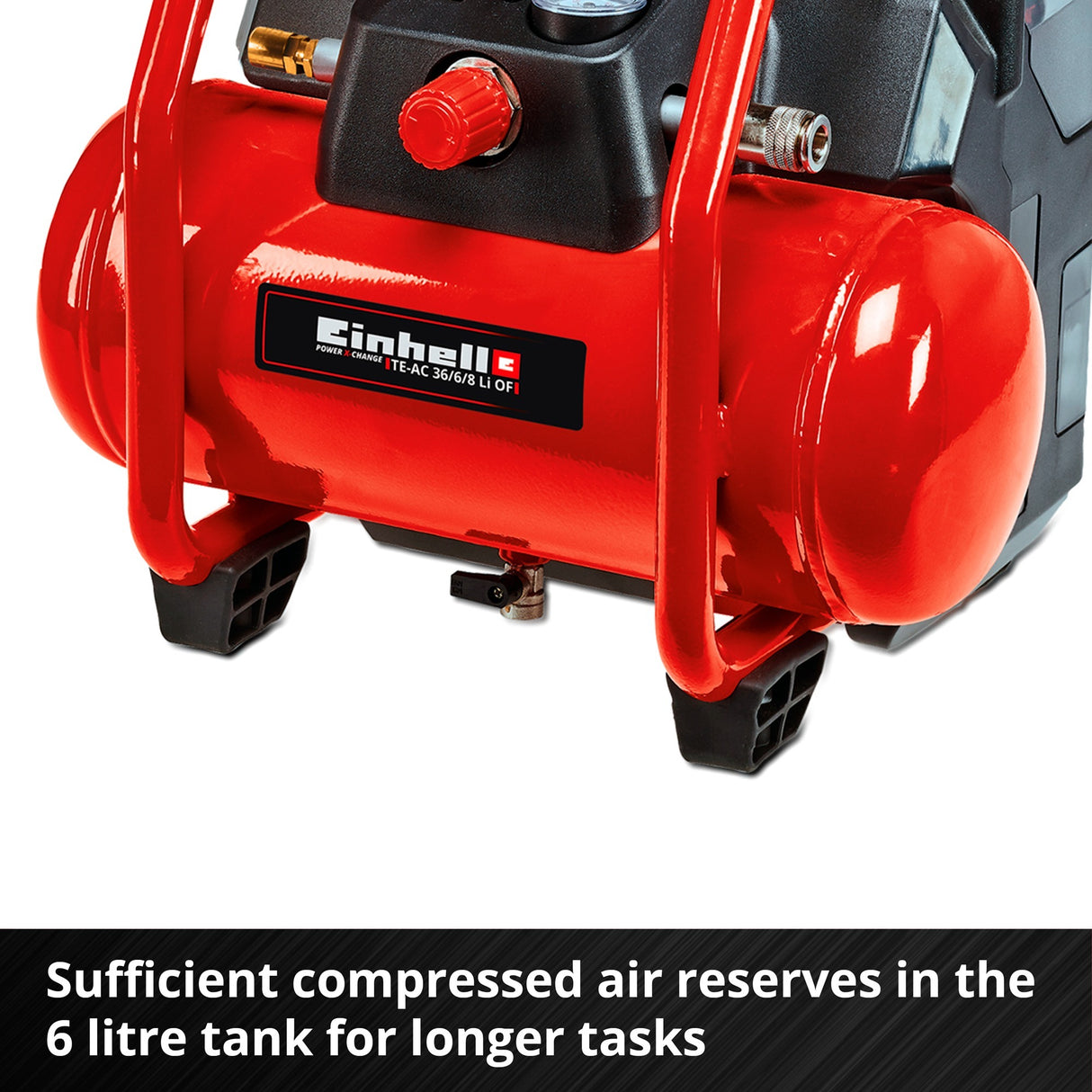 Einhell Compressor TE-AC 36 6 8 Li OF Set Solo