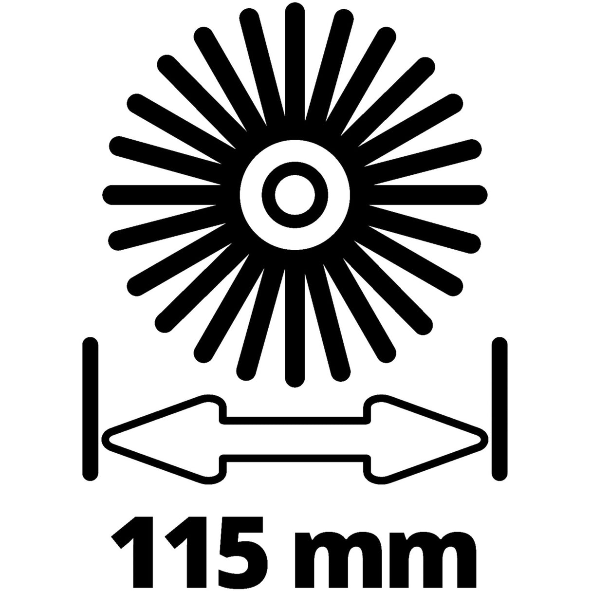 Einhell Medium borstelset