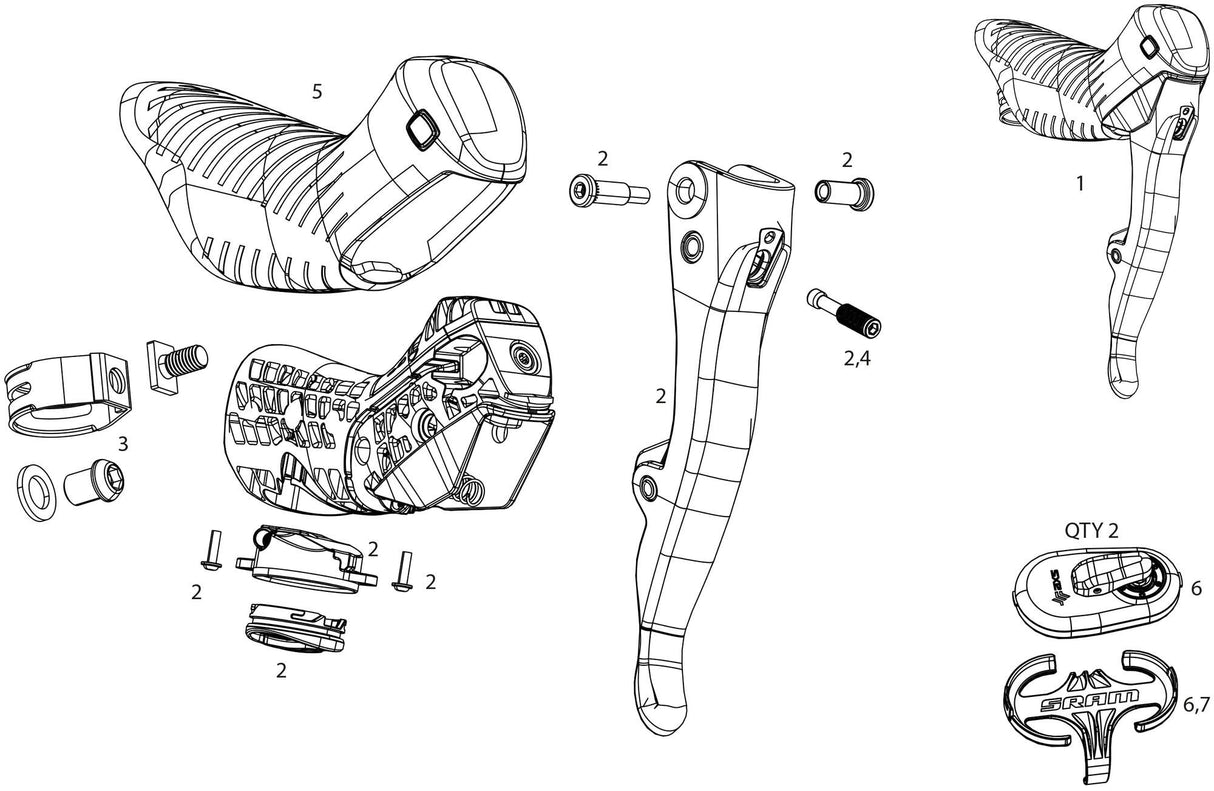 Sram versteller force axs e1