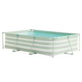 Swim essentials luxe groen gestreept zwembad, 300x200x75cm