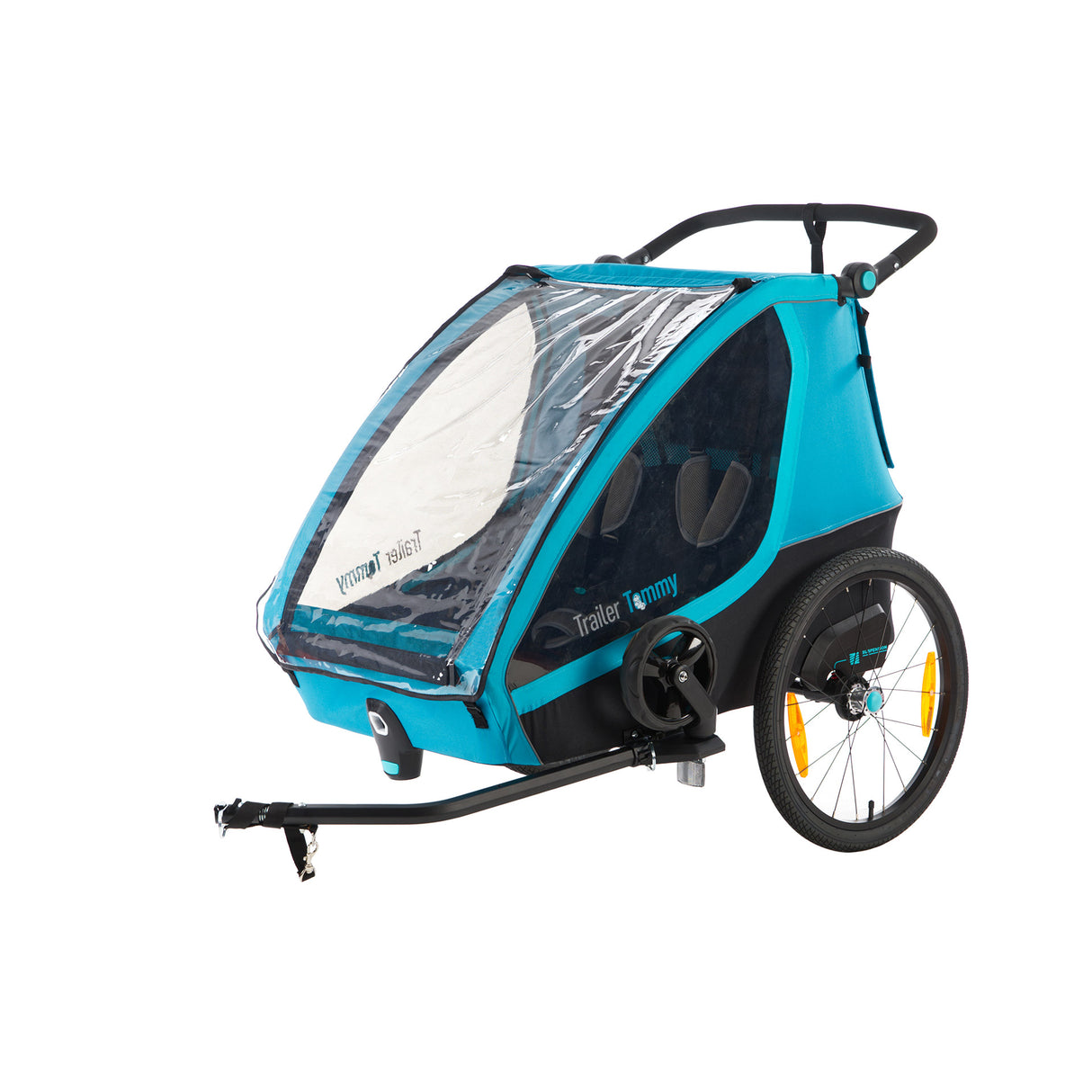 Mirage Tommy Kinderfietskar - Aluminium frame, wielvering, 3-punts gordel, blauw, 2021