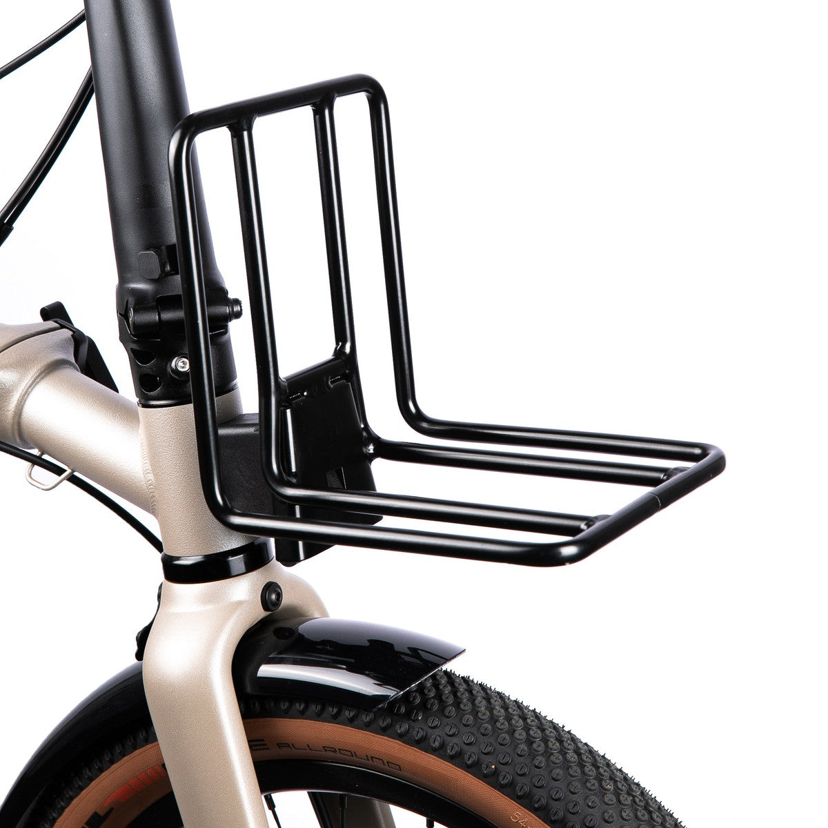Fahrer rider paired carrier v.r. brompton alu