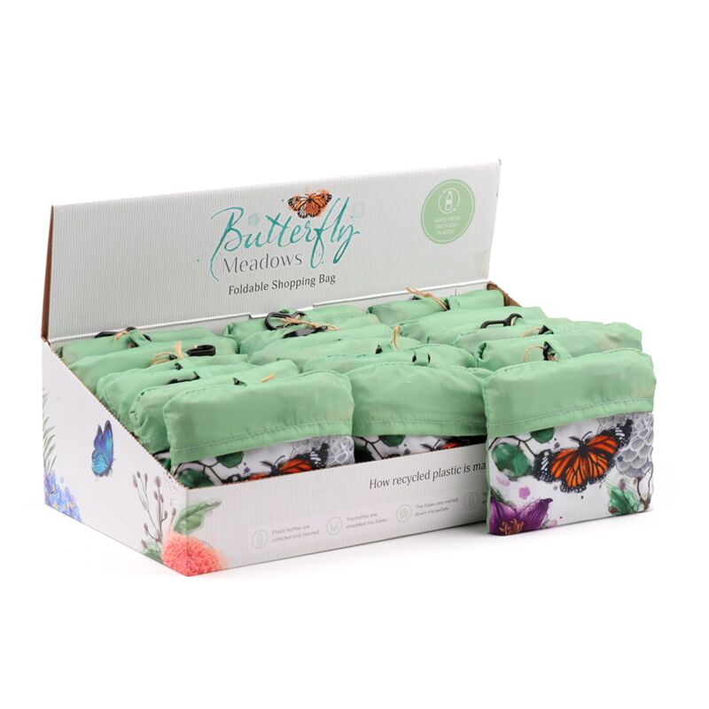 Rpet opvouwbare tas- bij butterfly meadows