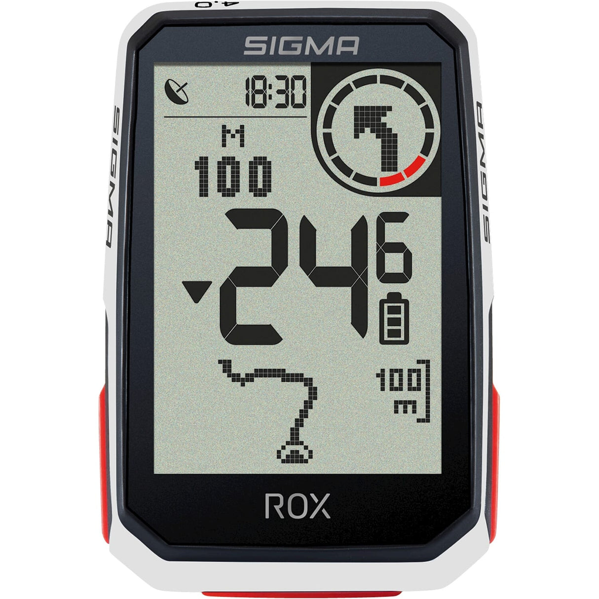 Sigma rox 4.0 gps zw wit hr stuurhouder + ant + ble borstriem
