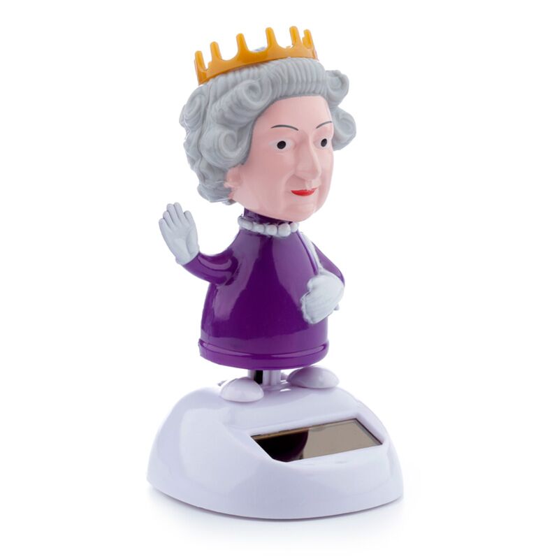 Dansende koningin zonnecel solar pal poppetje