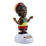 Rasta zonnecel zonnevriend poppetje