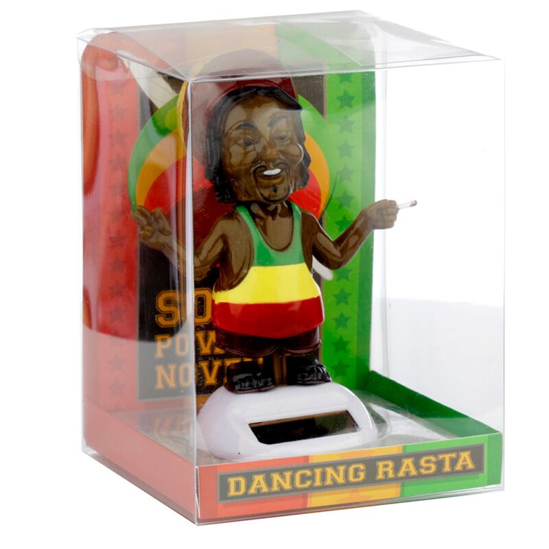 Rasta zonnecel zonnevriend poppetje