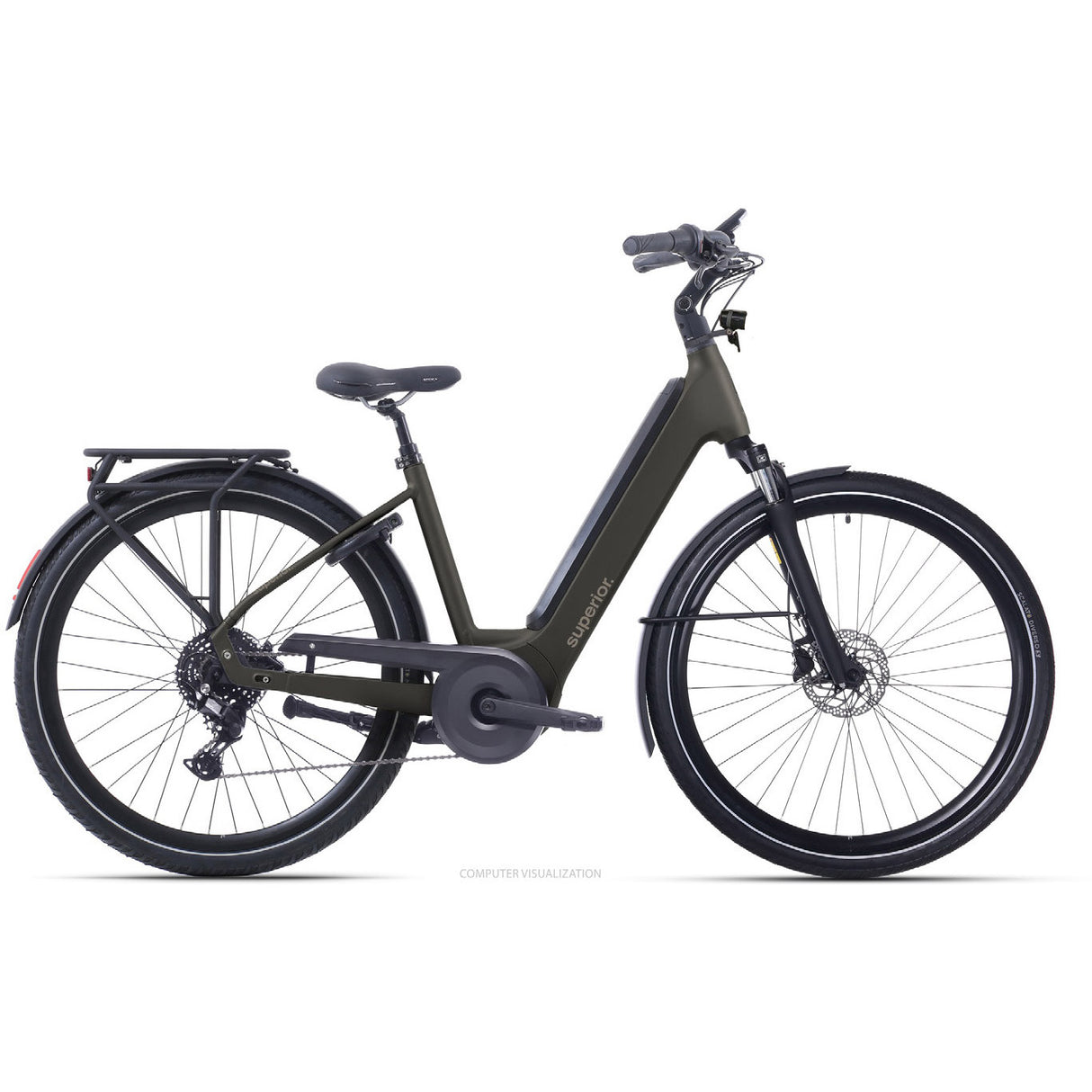 Superior eway 6.4 46cm (s) mat koper zwart