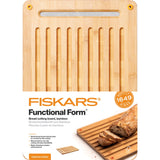 Fiskars Functional Form Bamboe broodsnijplank