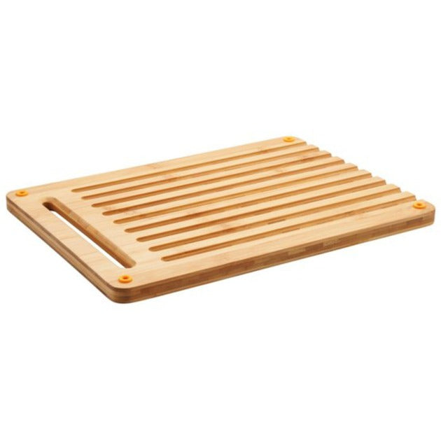 Fiskars Functional Form Set bamboe broodsnijplank en mes