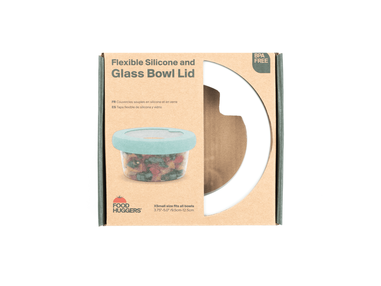 Food huggers siliconen deksel - white - xtra small