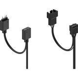 Fractal design aspect 12 rgb pwm black frame 3 fan pack