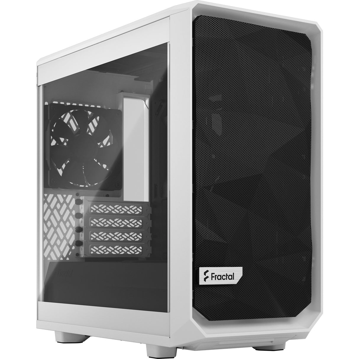 Fractal design meshify 2 mini white tg clear tint